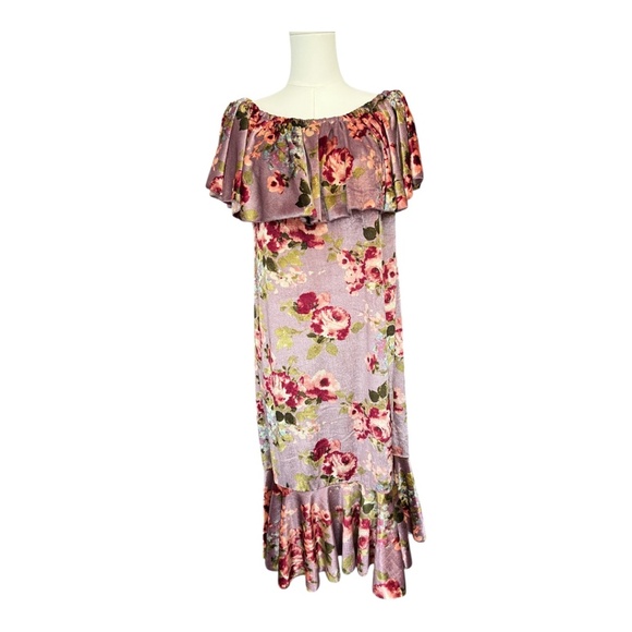 LuLaRoe Dresses & Skirts - 👗 NWT LULAROE Velvety Floral Ruffle Cici Dress | Size XL